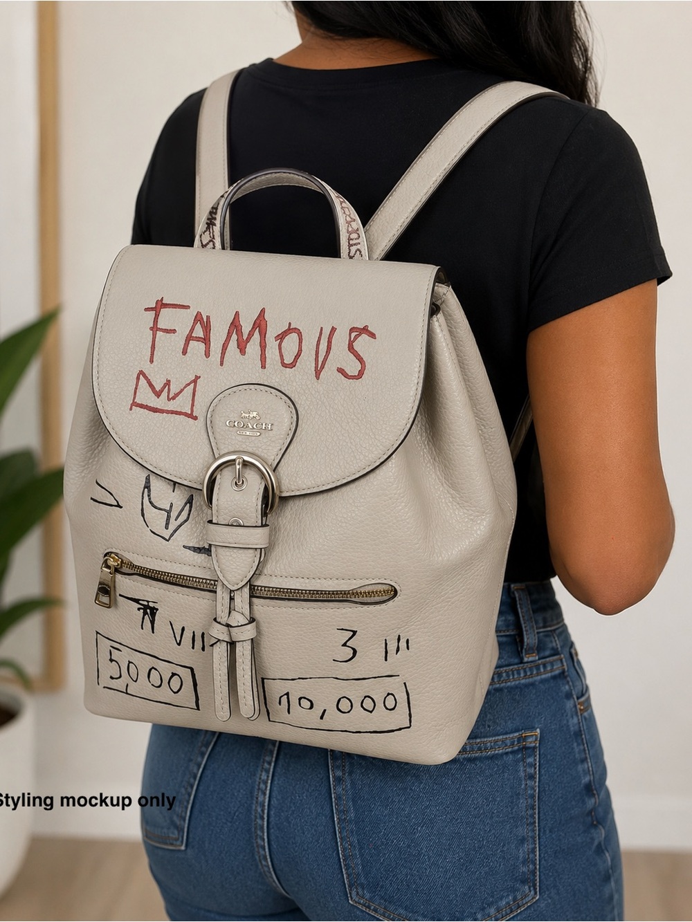 Coach X Jean-Michel Basquiat Kleo Backpack limited edition handbag